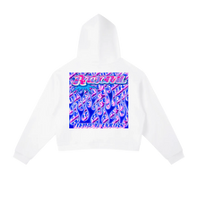 Load image into Gallery viewer, Rational Women's Side Stripe Cropped Hoodie

